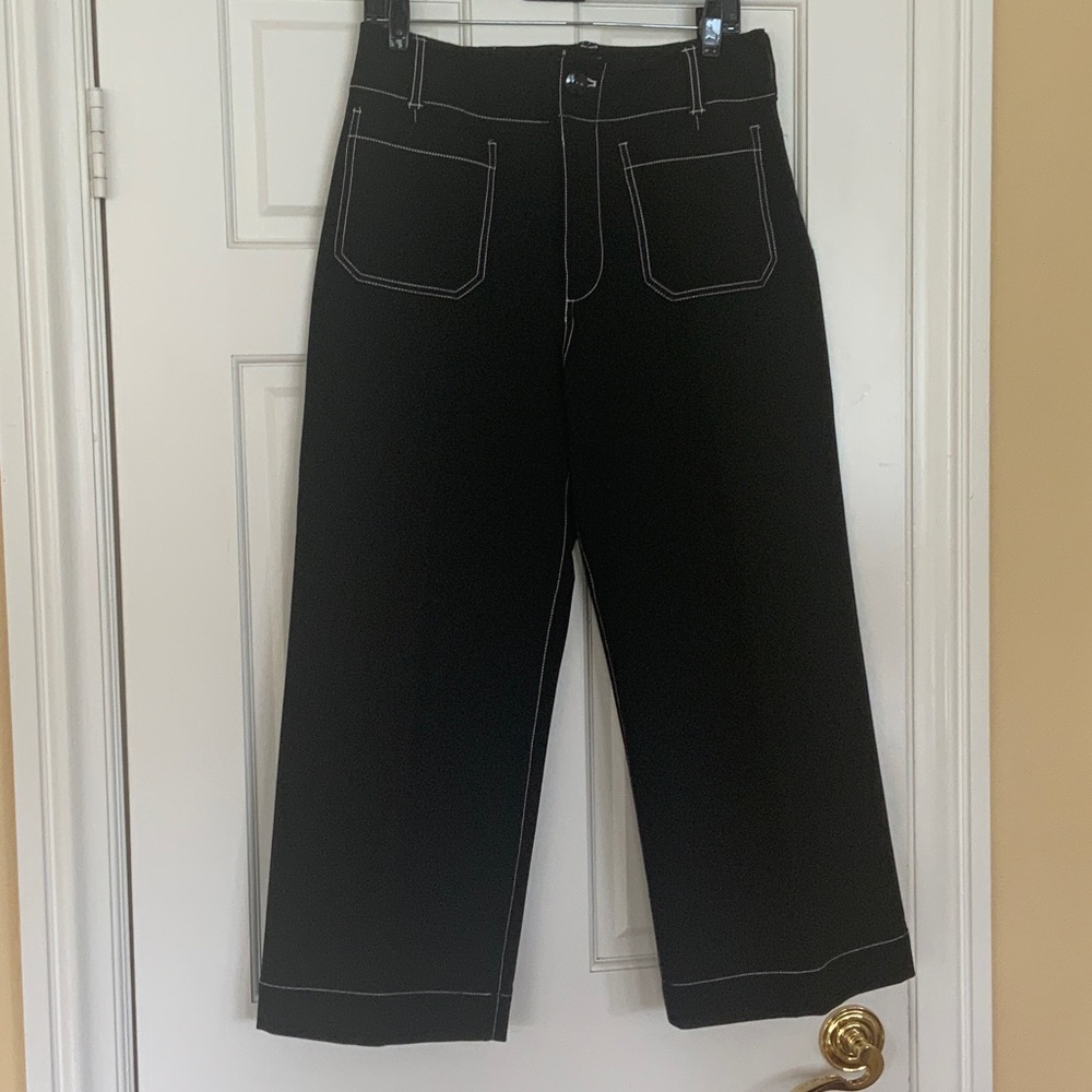Wide Leg Black Pants